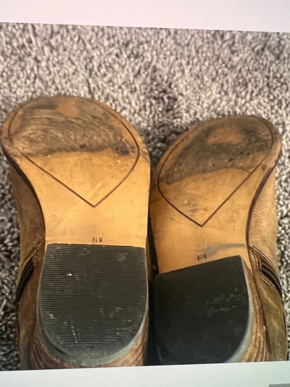 Leather stack heel
Booties - Picture 7 of 10